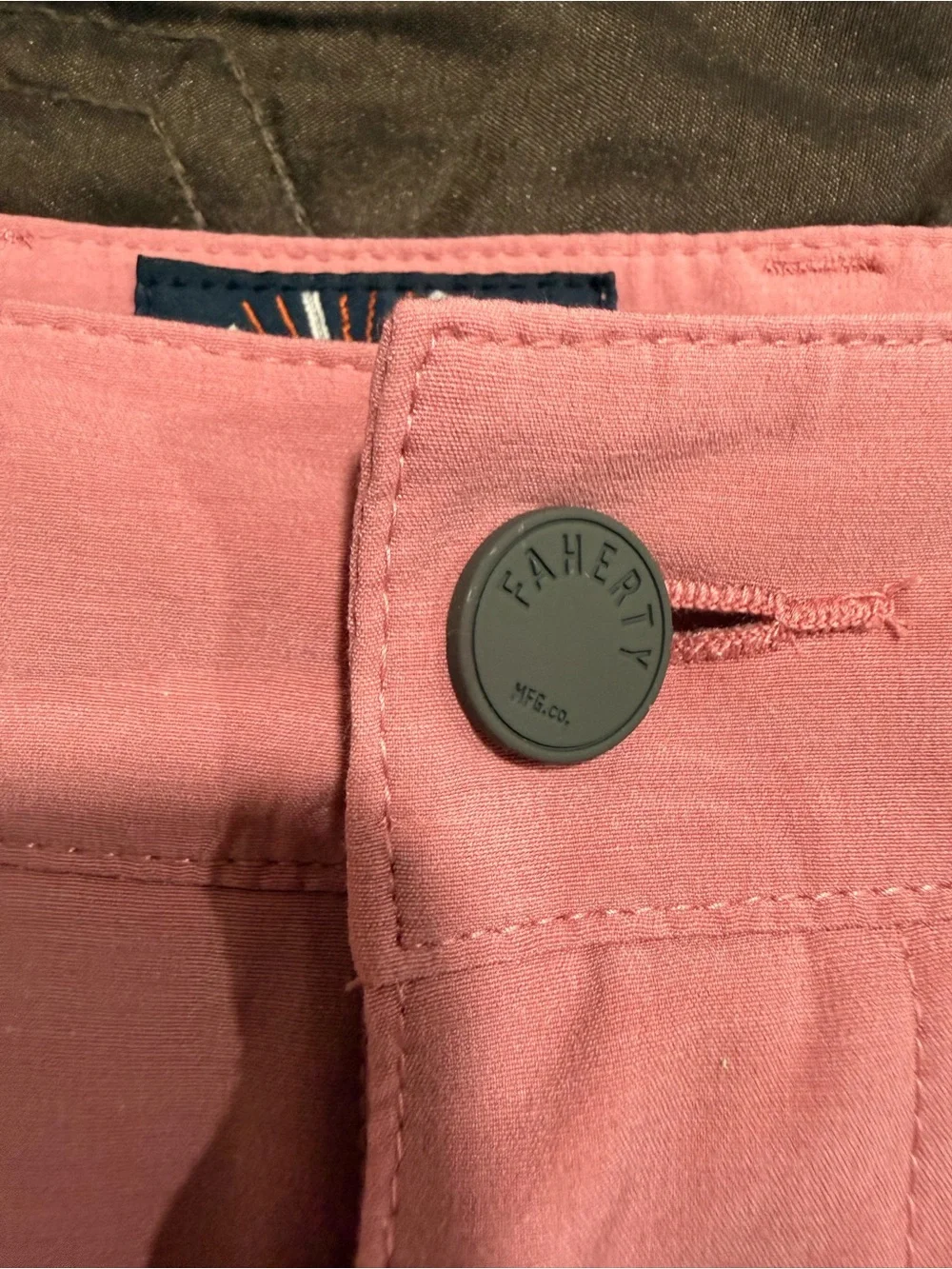 Faherty All Day Shorts 9” Sunrose Size 36